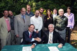 Signing of the New York City Native Plant Conservation Initiative