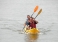 Partnerships for Parks Director Jason Schwartz and Parks Commissioner Adrian Benepe kayak off Valentino Pier on It's My Park! Day 2009